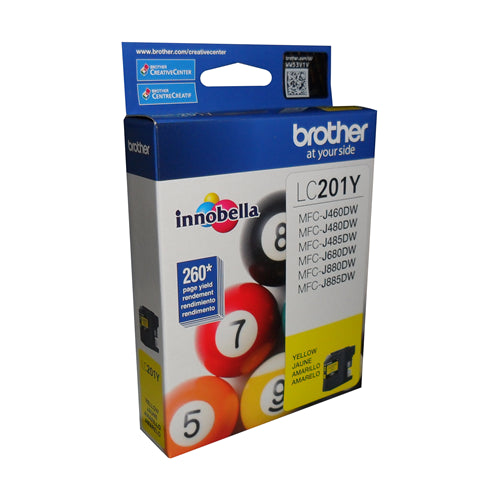Brother LC201YS YELLOW INK FOR MFCJ4320DW/MFCJ4420DW/MFCJ4620DW/M – Compatible Printer Supply – Get Toner Canada