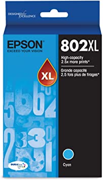 Epson T802XL220-S EPSON T802 HC DB UL CYN INK – Compatible Printer Supply – Get Toner Canada