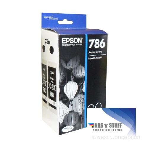 Epson T786120D2 EPSON BLACK DUAL PACK INK CARTRIDGE  WF4630/4640/ – Compatible Printer Supply – Get Toner Canada