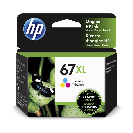 HP 67XL Tri-Colour Original Ink Cartridge (3YM58AN#140)