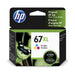 HP 67XL Tri-Colour Original Ink Cartridge (3YM58AN#140)