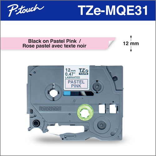 TZEMQ531 Brother TAPE PASTEL BLUE  (MATT LAMINATED)