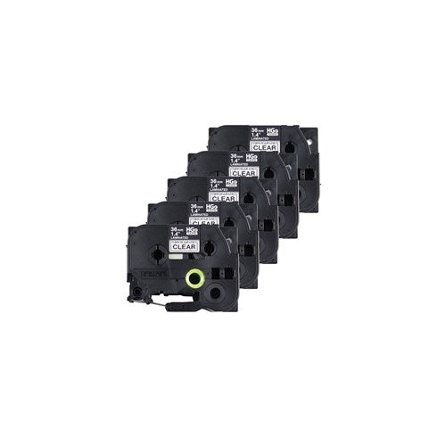 HGE1515PK  HIGH GRADE LAMINATED TAPES 24MM-BLACK ON CLEAR