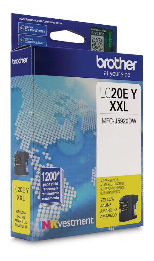 Brother LC20EYS YELLOW INK FOR MFCJ985DW 1.2K – Compatible Printer Supply – Get Toner Canada