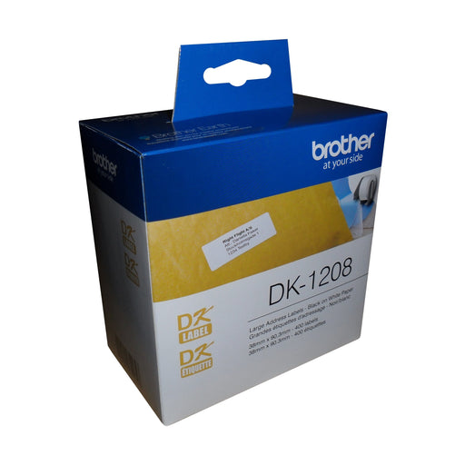 DK1208 LARGE ADDRESS LABELS (400) 38MM X 90MM / 11/2" X 31