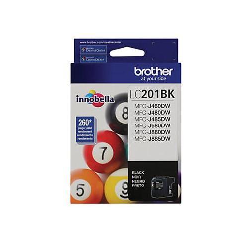 Brother LC201BKS BLACK INK FOR MFCJ4320DW/MFCJ4420DW/MFCJ4620DW/M – Compatible Printer Supply – Get Toner Canada