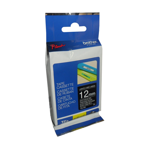 TZe325 (TZ325) PTOUCH TAPE 9MM WHITE ON BLACK