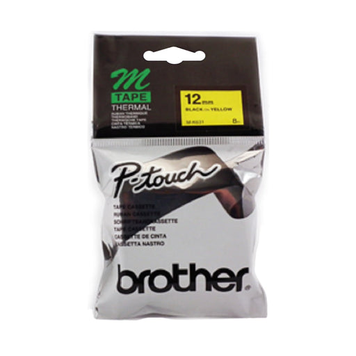 TZES261 BLACK ON WHITE 36MM  LAMINATED STRONG ADHESIVE IND