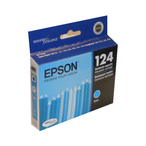 Epson T124220S EPSON DURABRITE ULTRA INK CYAN, STYLUS 125/127/420 – Compatible Printer Supply – Get Toner Canada