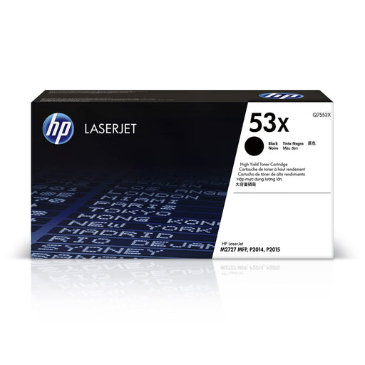 HP 53X (Q7553X) Black High Yield Original LaserJet Toner Cartridge