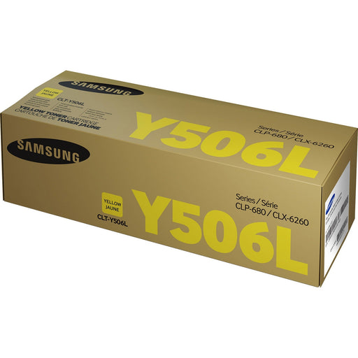Samsung CLT-Y506L High Yield Yellow Toner Cartridge (SU519A) – Compatible Printer Supply – Get Toner Canada