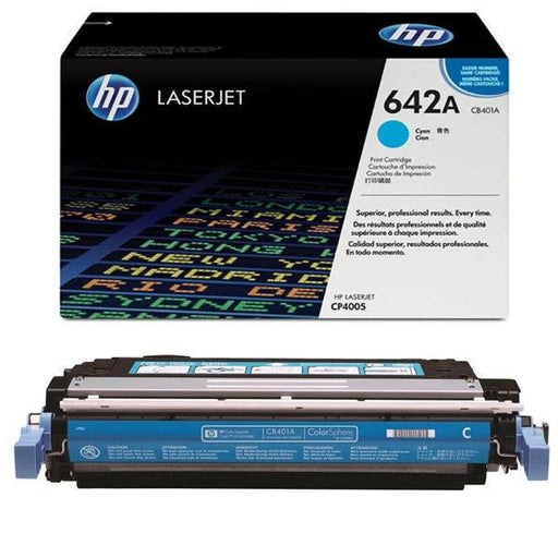HP 642A (CB401A) Cyan Original LaserJet Toner Cartridge – Compatible Printer Supply – Get Toner Canada