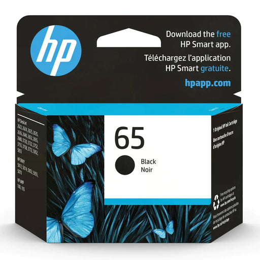 HP 65 Black Original Ink Cartridge (N9K02AN) – Compatible Printer Supply – Get Toner Canada