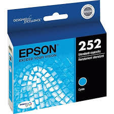 Epson 252 Cyan Ink Cartridge, Standard Capacity (T252220) – Compatible Printer Supply – Get Toner Canada
